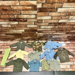 Gi Joe  Camouflage and Solid Color Jacket Set lot